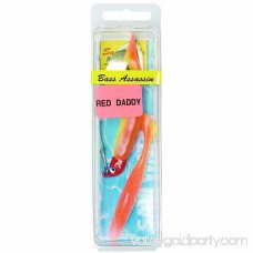 Bass Assassin Saltwater 4 Red Daddy Spinner Lure, 2-Count 553164635